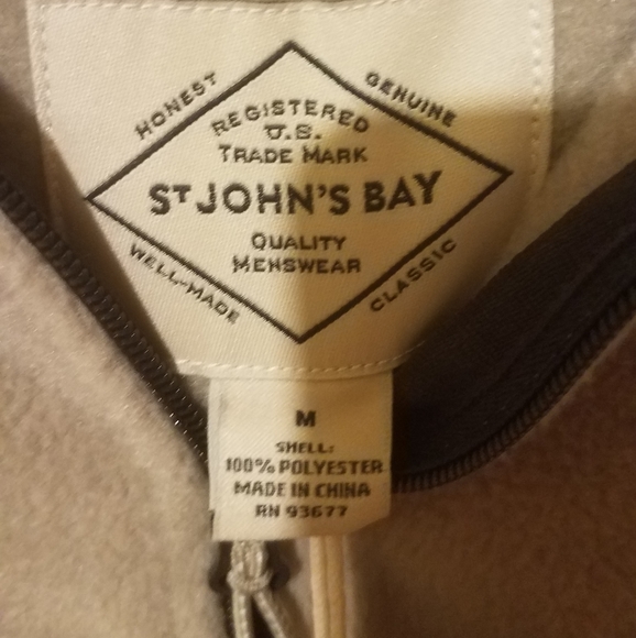St John's Bay medium tan pullover - Picture 2 of 4